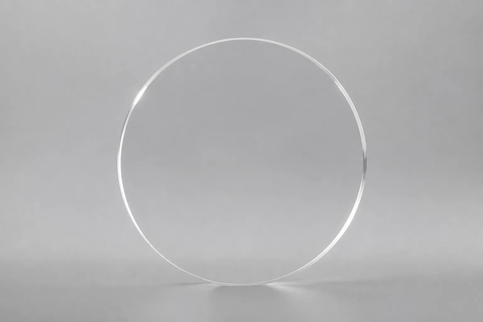 Precut Acrylic Circle — 3 in, 1/8 in, Clear